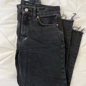 Asos Design Black crop jeans Petite